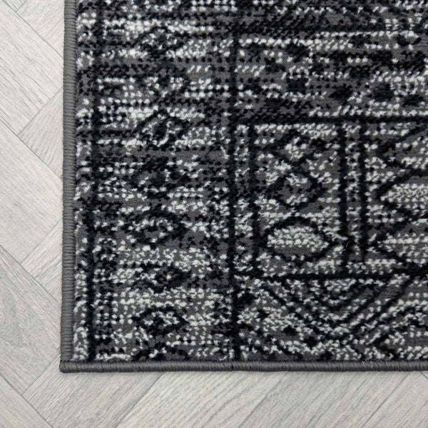Afrikans Grey  Hall Runner