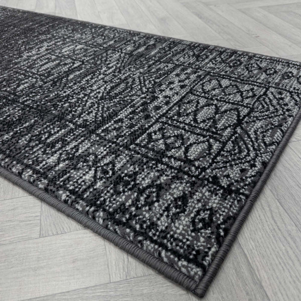 Afrikans Grey  Hall Runner
