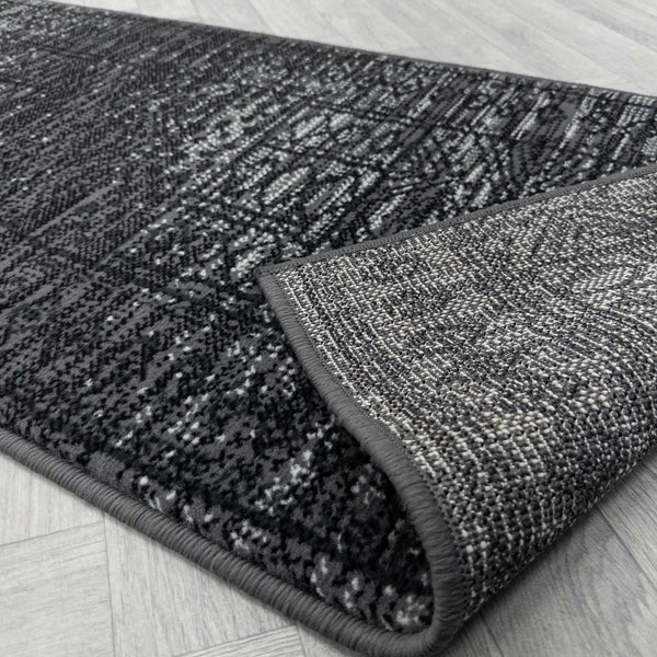 Afrikans Grey  Hall Runner