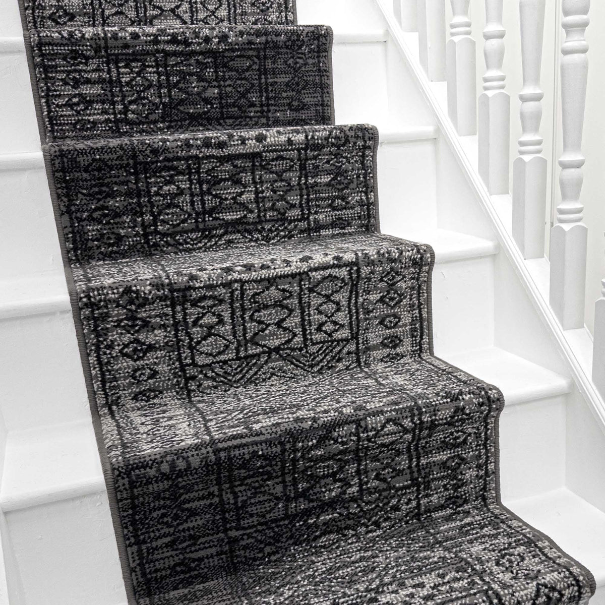 Afrikans Gris Tapis d’escalier