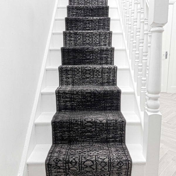 Afrikans Gris Tapis d’escalier