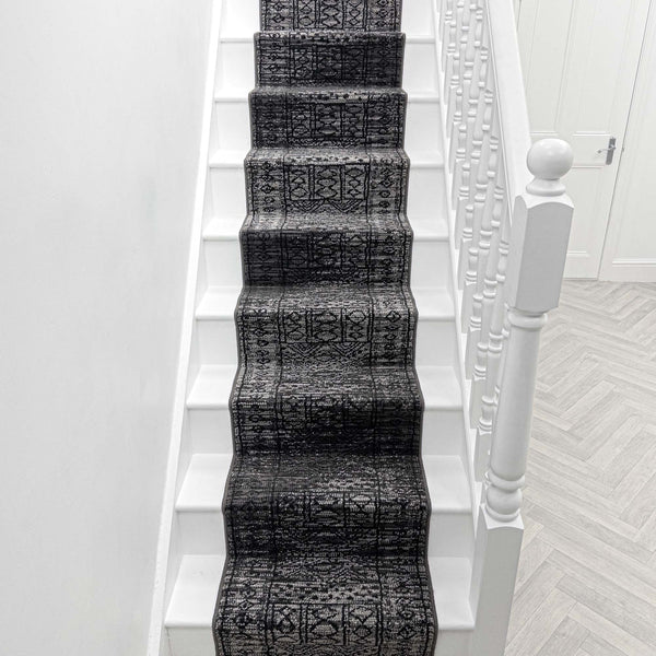 Afrikans Gris Tapis d’escalier