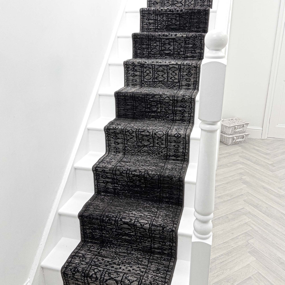Afrikans Gris Tapis d’escalier