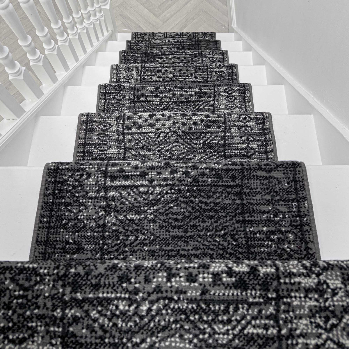 Afrikans Gris Tapis d’escalier