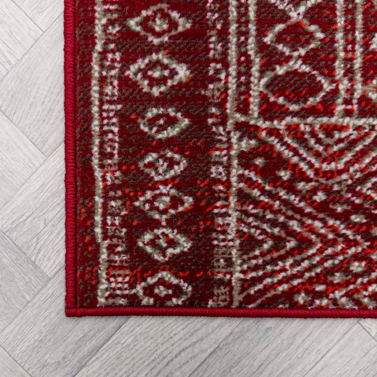 Afrikans Red  Hall Runner