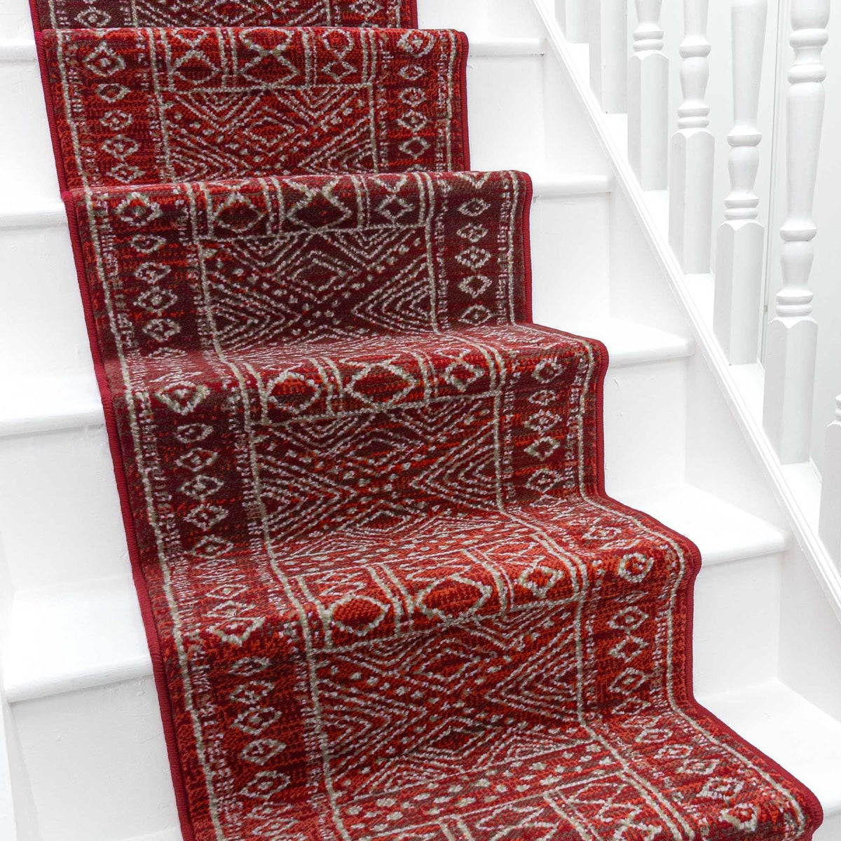 Afrikans Rouge Tapis d’escalier
