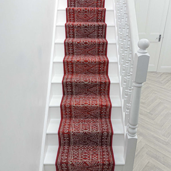 Afrikans Rouge Tapis d’escalier