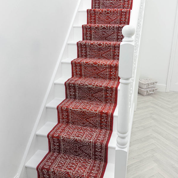 Afrikans Rouge Tapis d’escalier