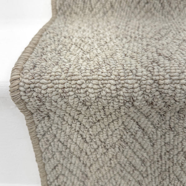 Country Herringbone Berber Tapis d’escalier