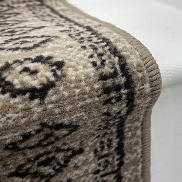 Afrikans Taupe Tapis d’escalier