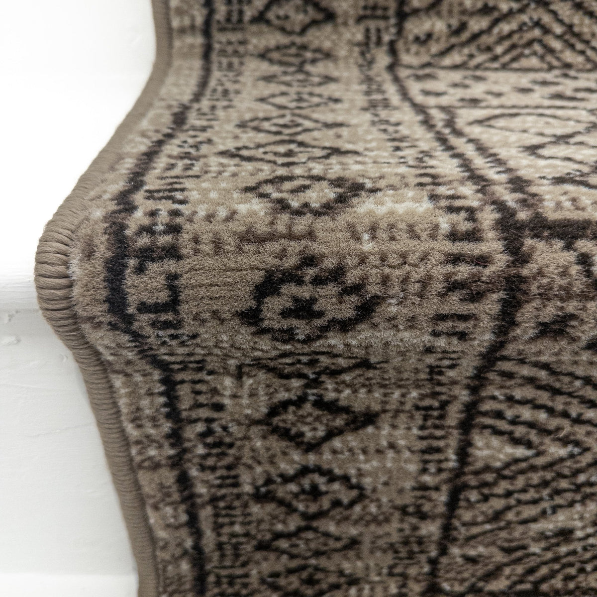 Afrikans Taupe Tapis d’escalier