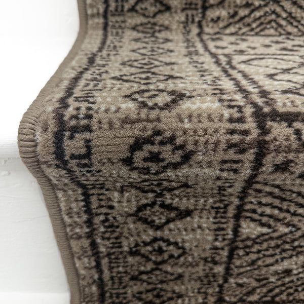 Afrikans Taupe Tapis d’escalier
