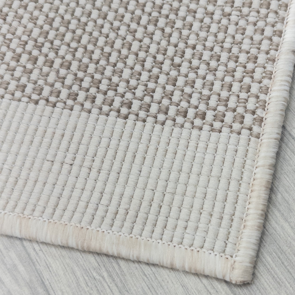 Vichy Beige A Hall Runner