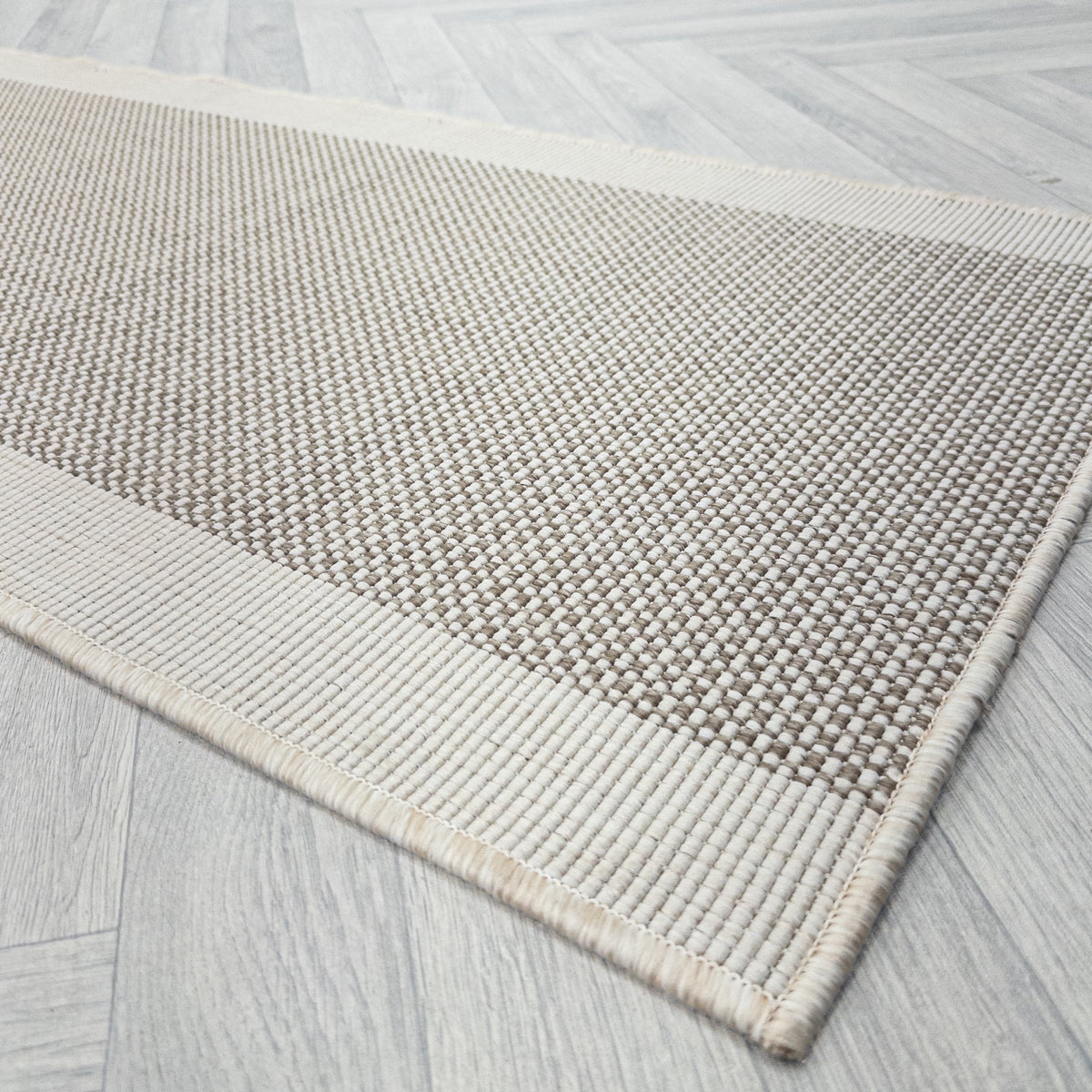 Vichy Beige A Hall Runner