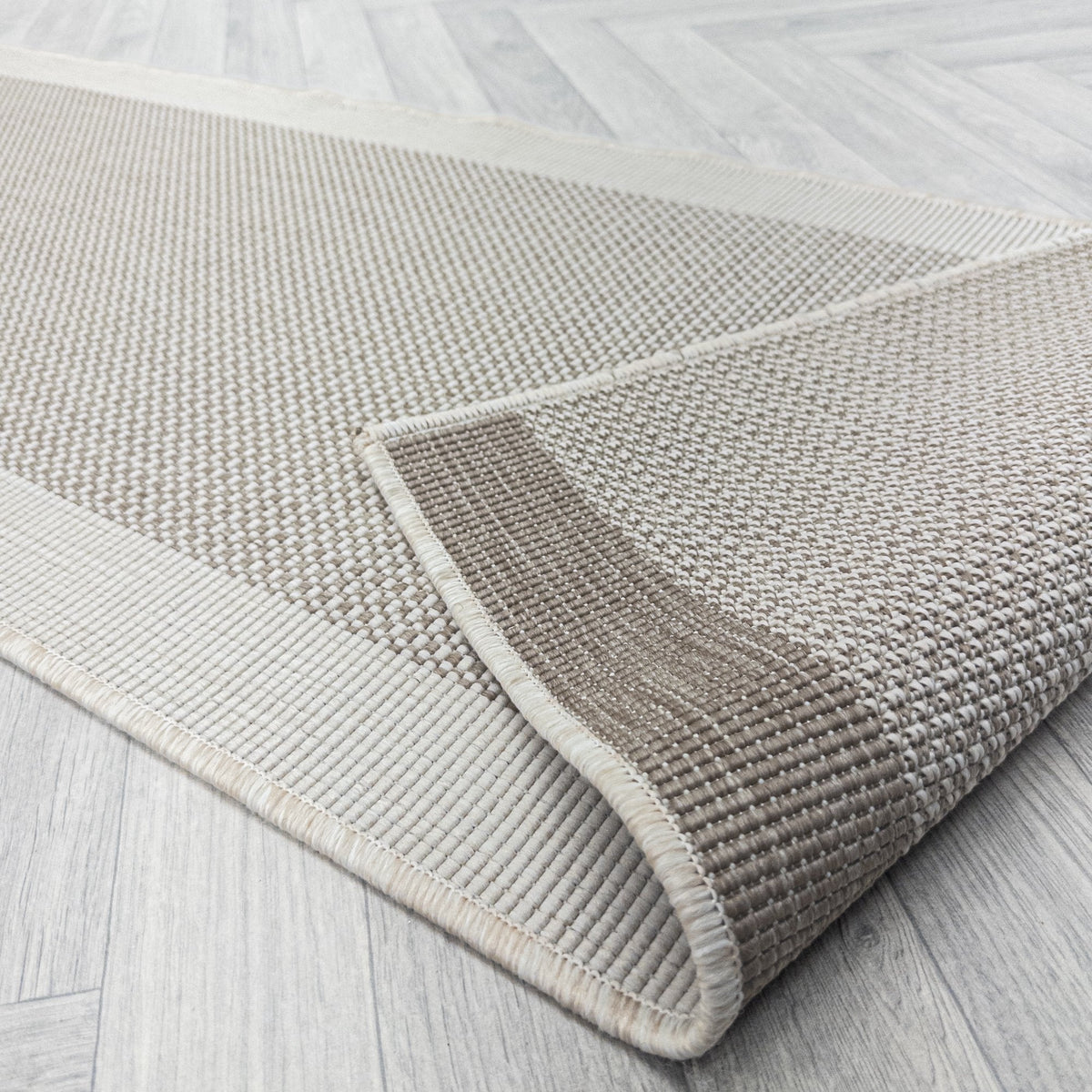Vichy Beige A Hall Runner