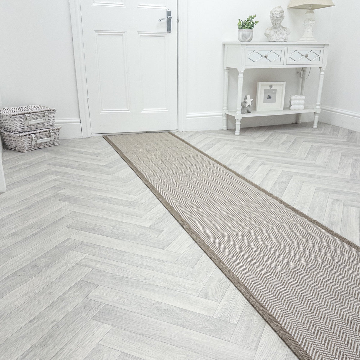 Illusion Brown A Hall Runner