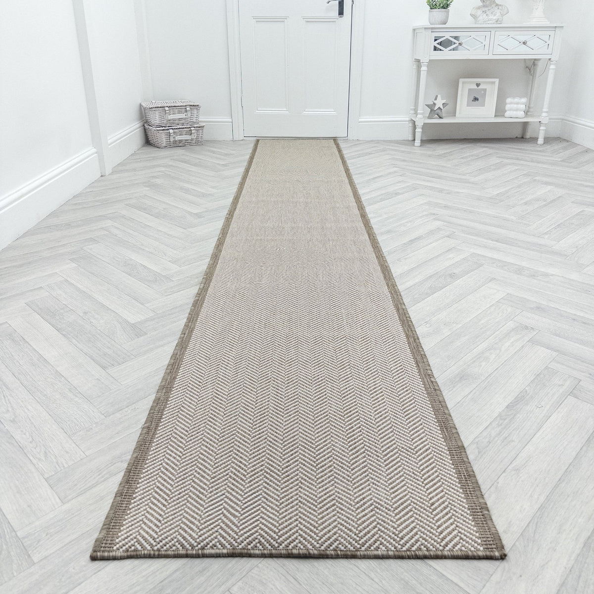 Illusion Brown A Hall Runner