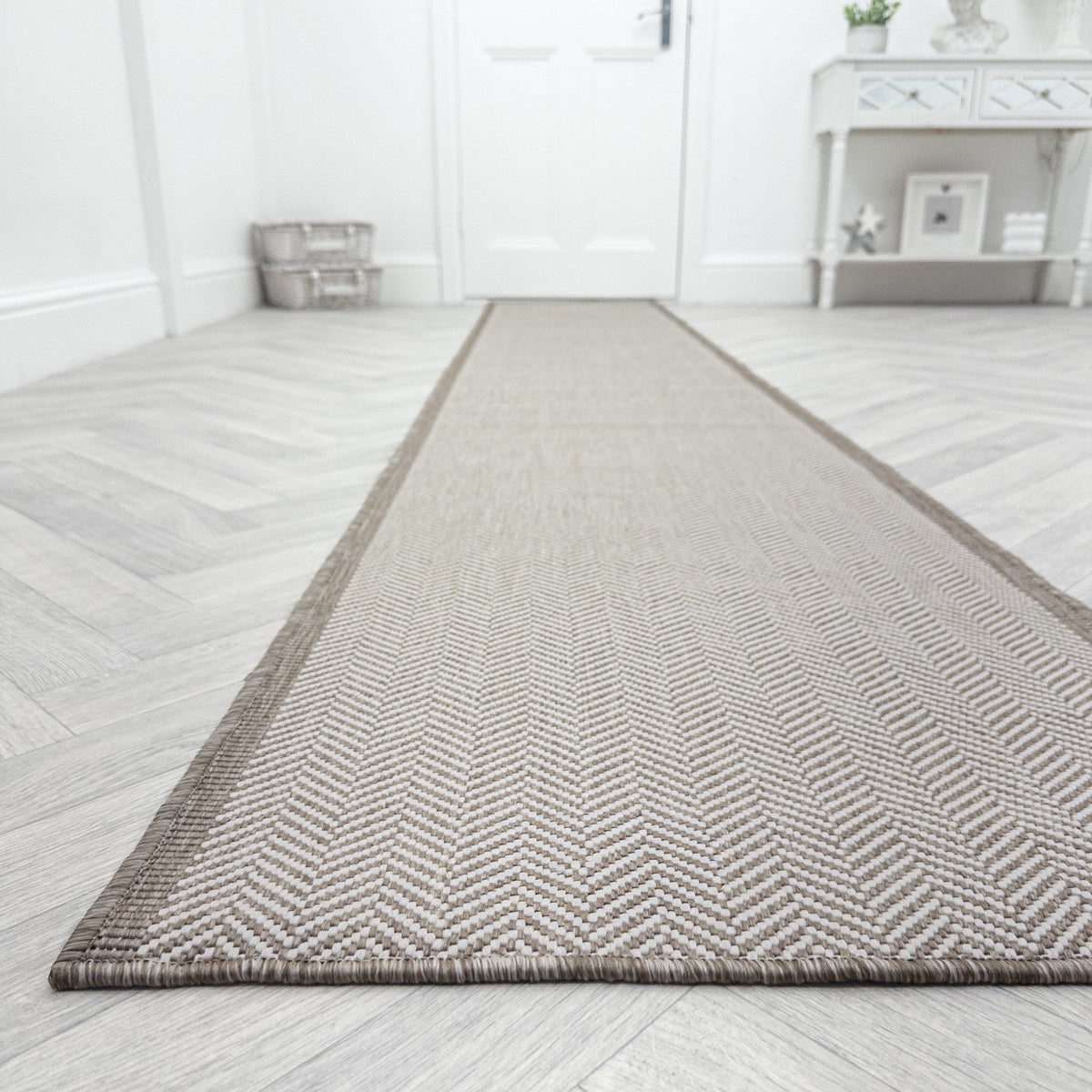 Illusion Brown A Hall Runner
