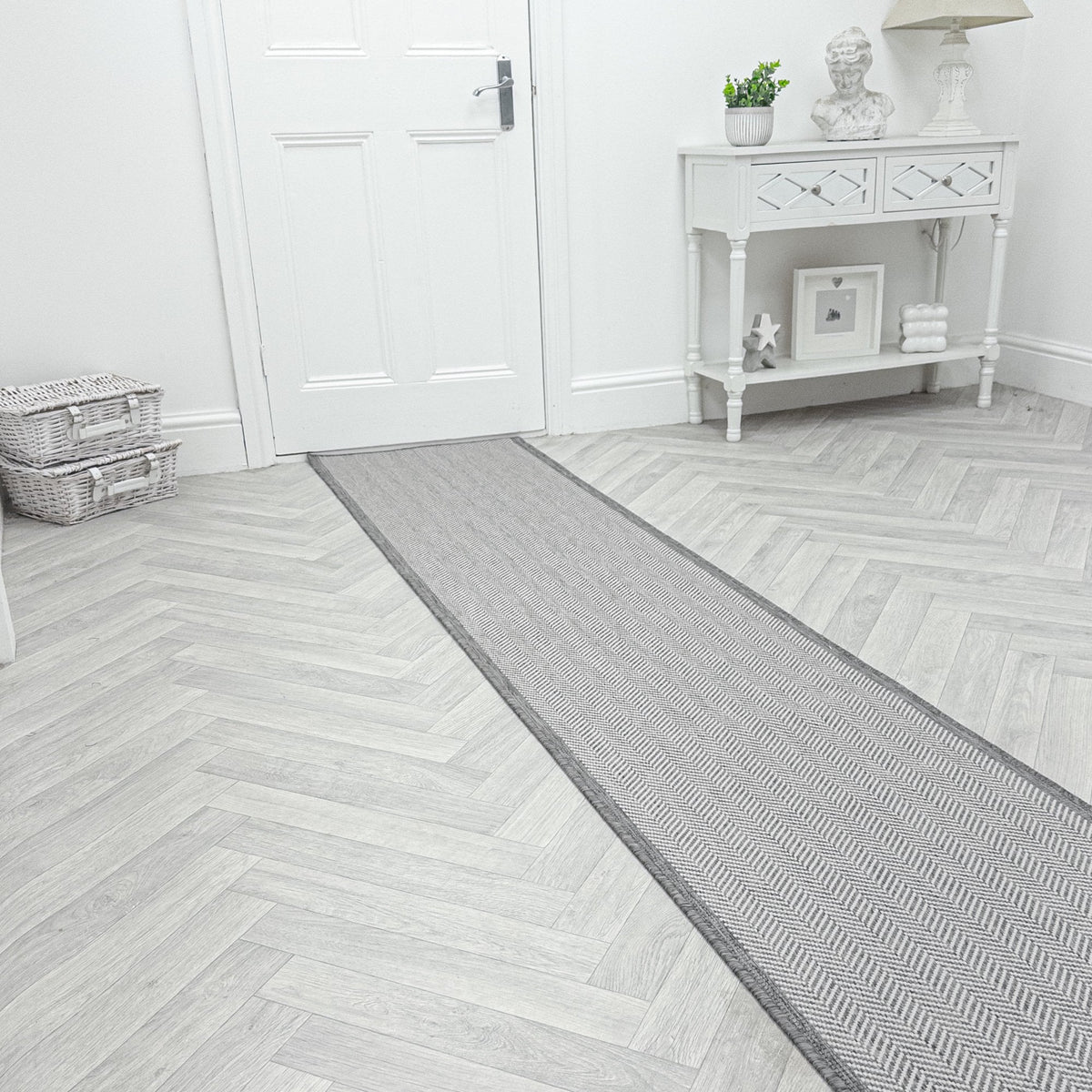 Illusion Grey A Hall Runner