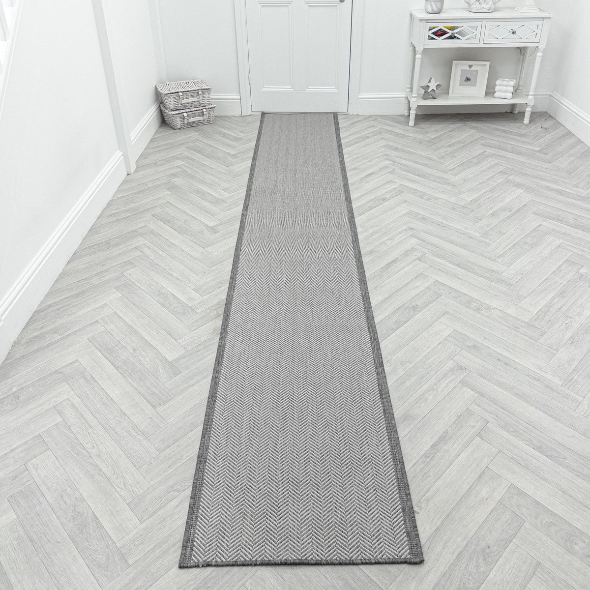 Illusion Grey A Hall Runner