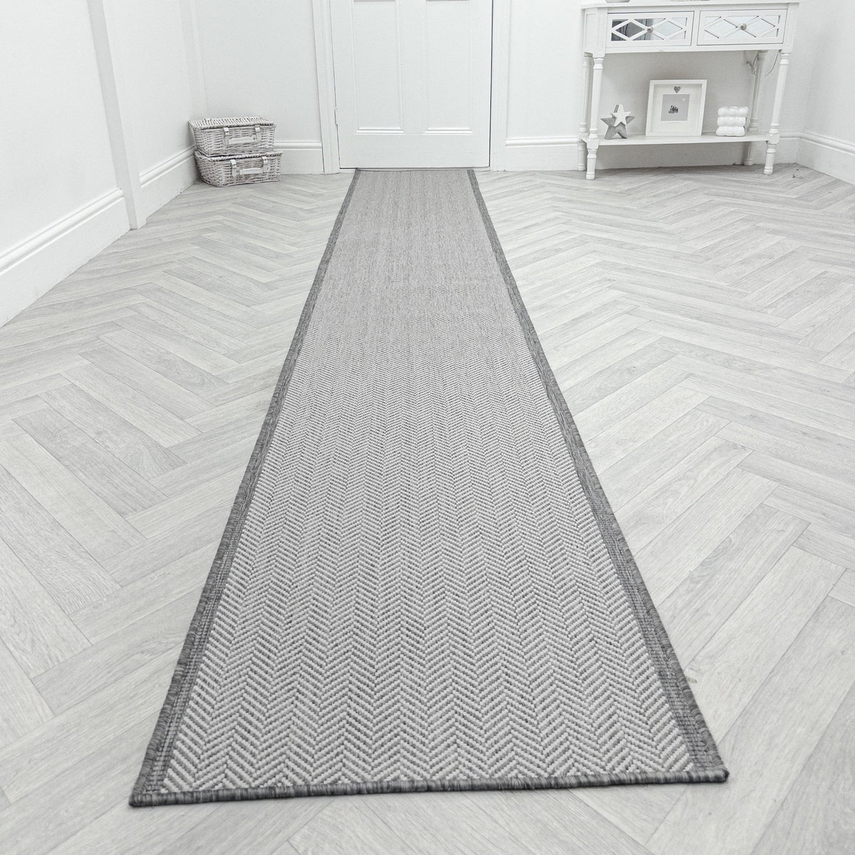 Illusion Grey A Hall Runner