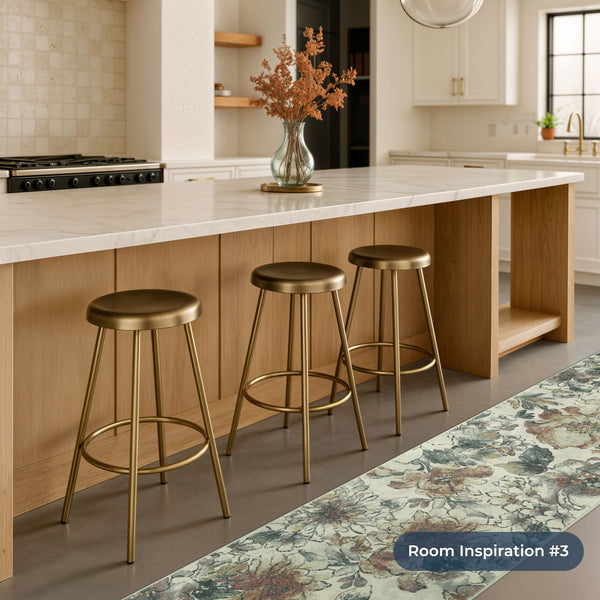 Eclipse Cream/Multi 63528-6747 Kitchen Runner