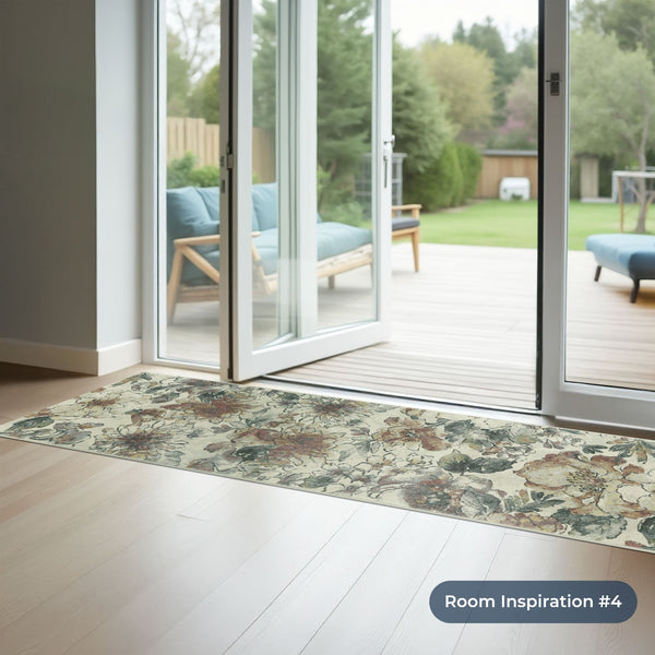 Eclipse Cream/Multi 63528-6747 Kitchen Runner