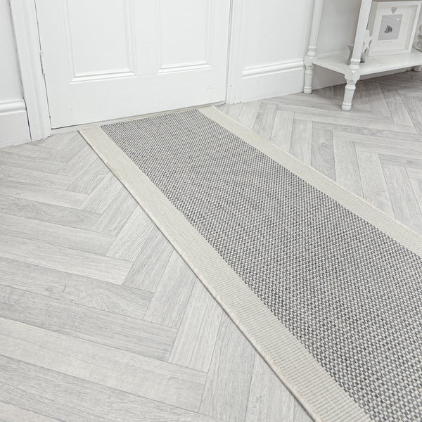 Vichy Gray A Rug Runner