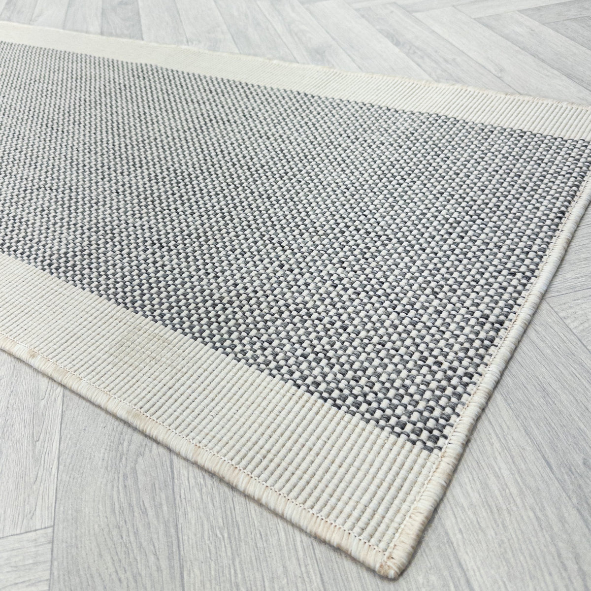 Vichy Grey A Hall Runner