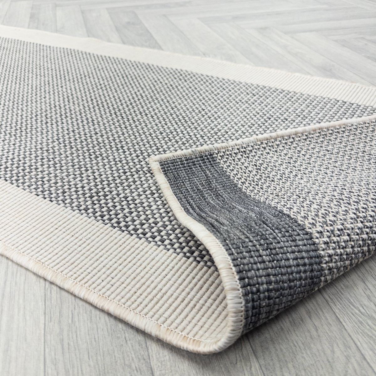 Vichy Grey A Hall Runner