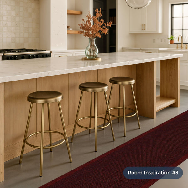 Aztec Red Kitchen Carpet Runner