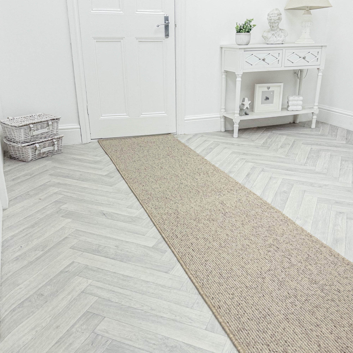 Country Linear Biscotti Rug Runner