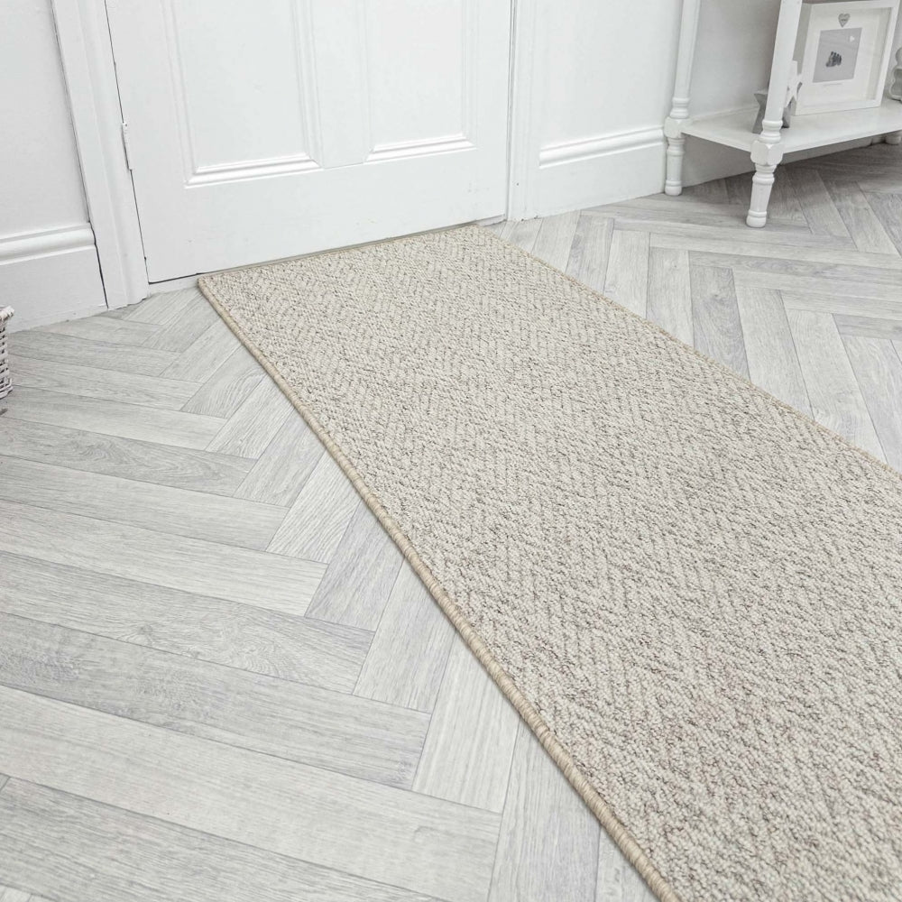 Country Herringbone Berber Rug Runner