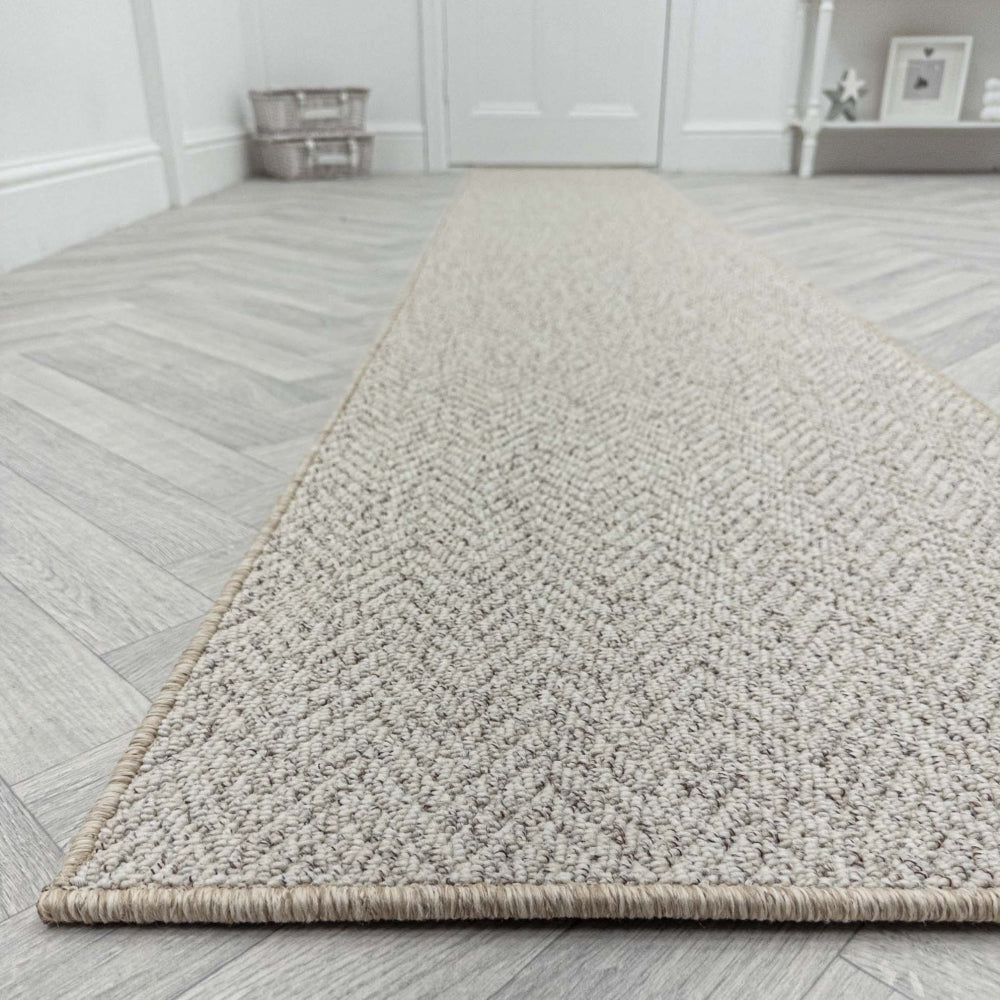 Country Herringbone Berber Rug Runner