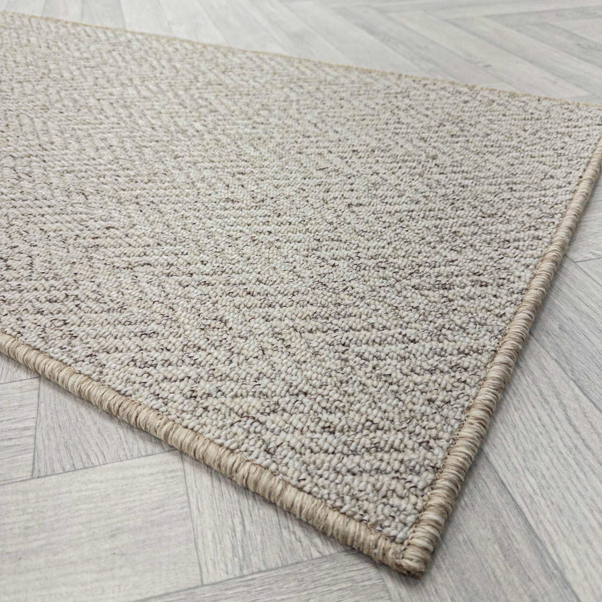 Country Herringbone Berber Rug Runner