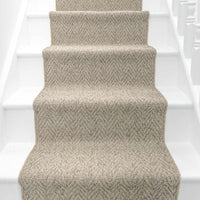 Country Herringbone Biscotti Stair Runner