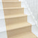 Pinstripe Ochre Stair Runner - 1ft / 2ft