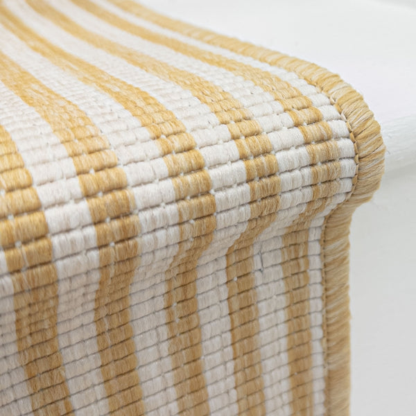 Pinstripe Ochre Stair Runner