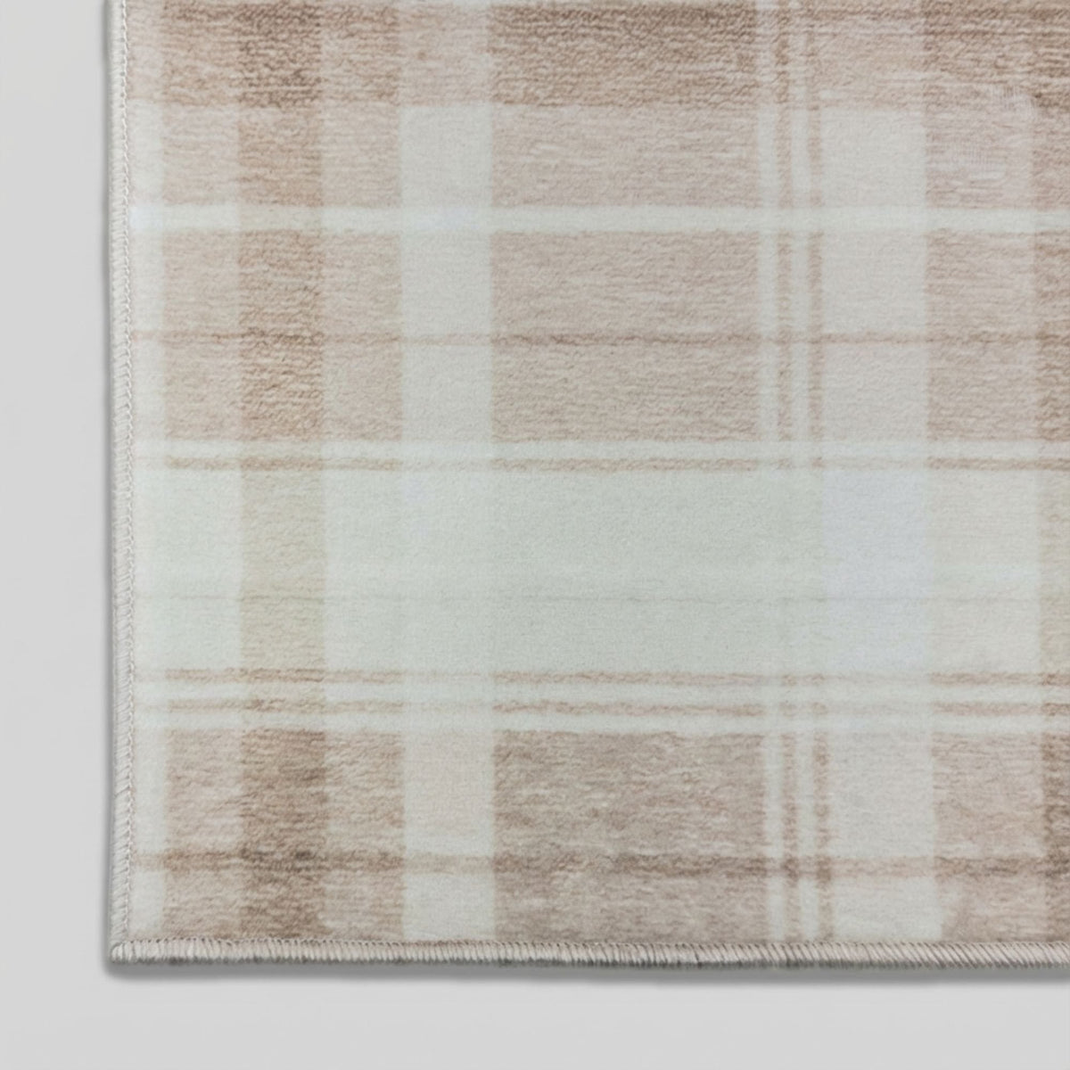Sabrina Beige/Ivory Washable Kitchen Runner
