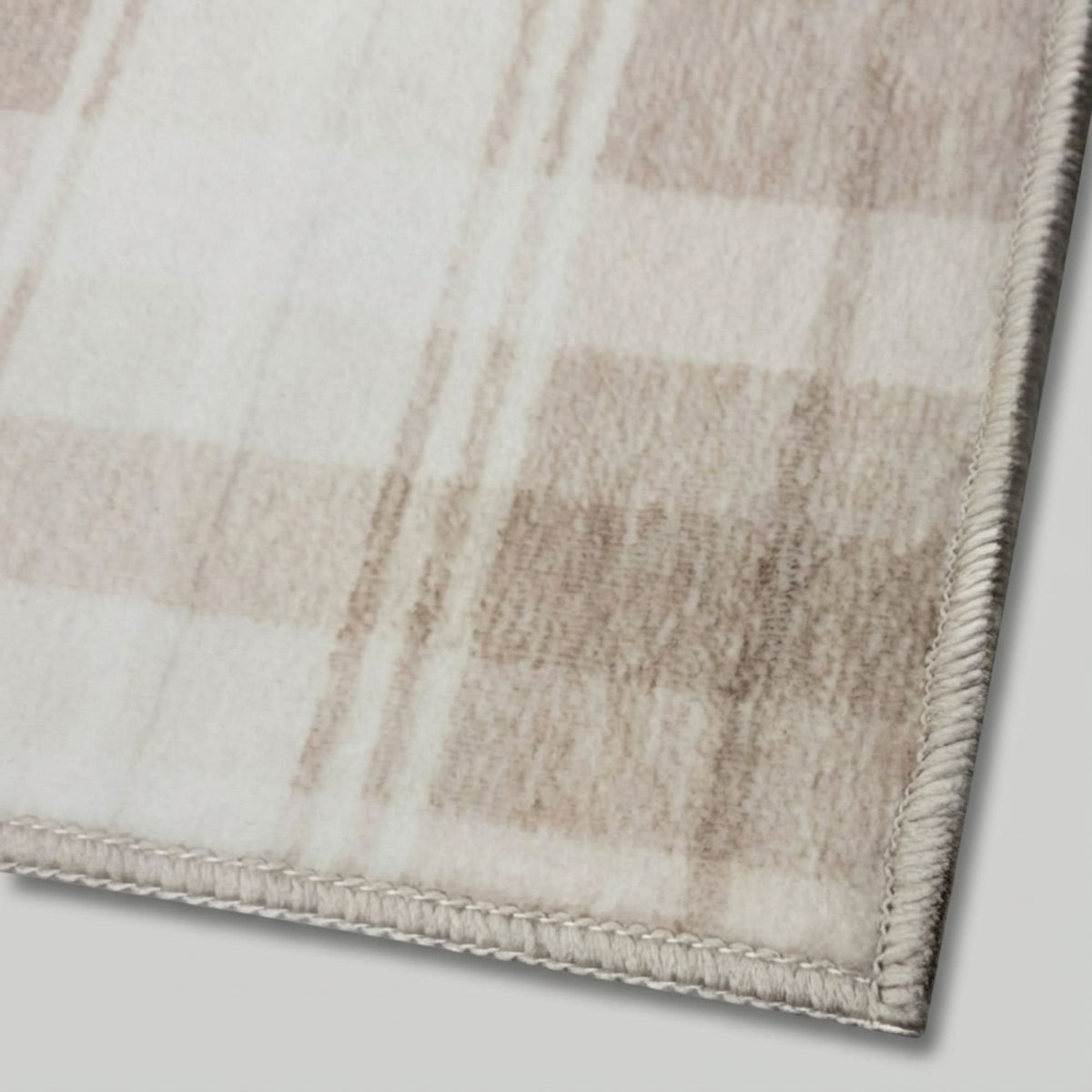 Sabrina Beige/Ivory Washable Kitchen Runner