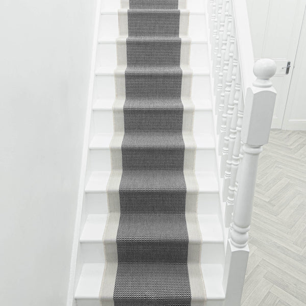 Vichy Black A Stair Runner
