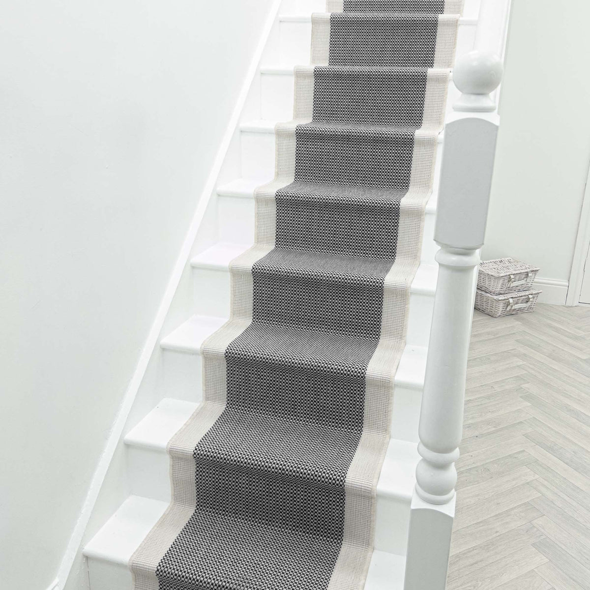 Vichy Black A Stair Runner