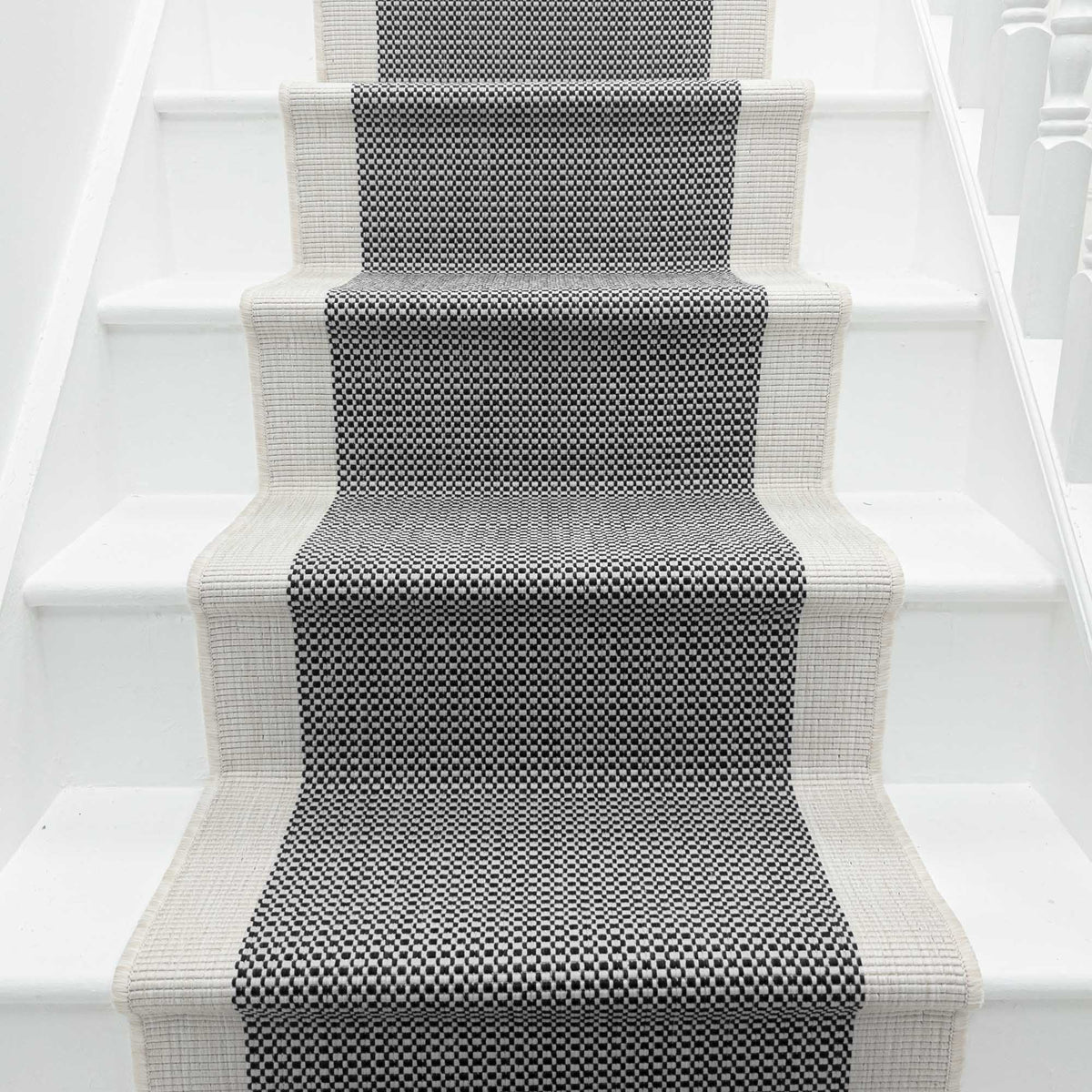 Vichy Black A Stair Runner