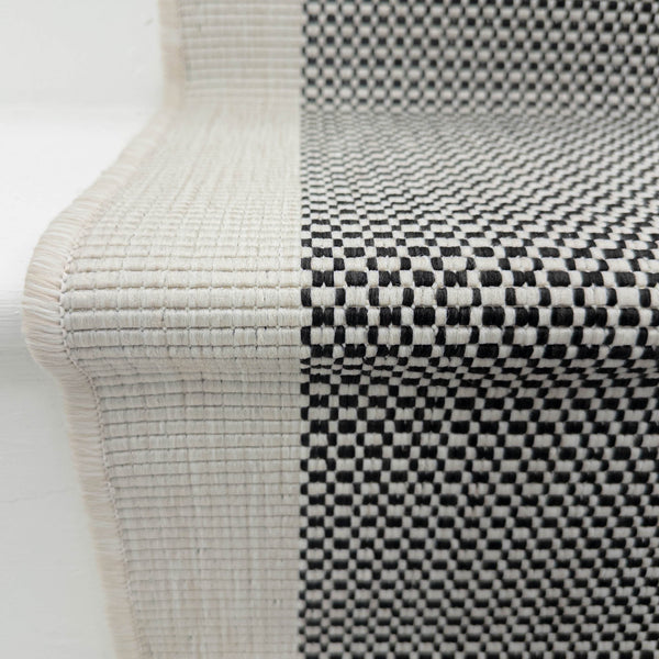 Vichy Black A Stair Runner