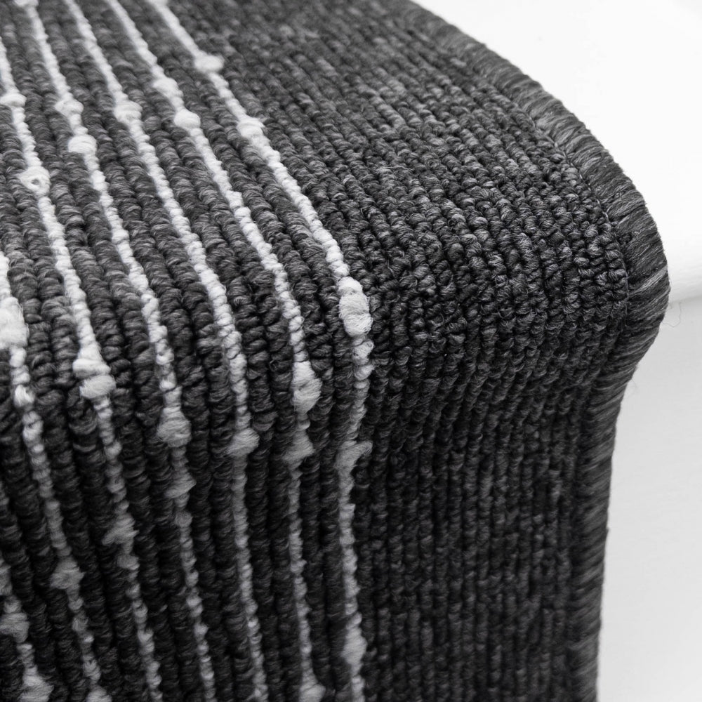 Boulevard Black Stair Runner