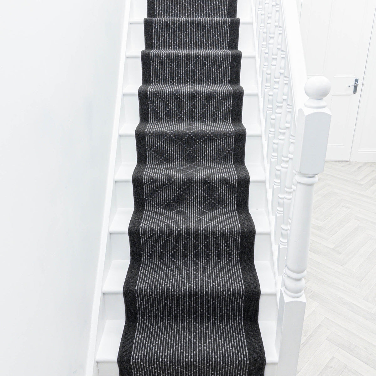 Boulevard Black Stair Runner