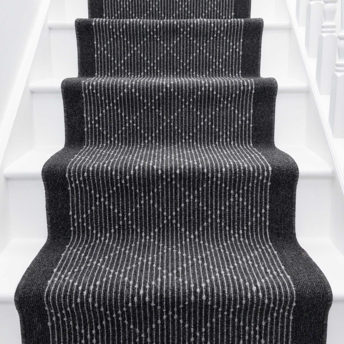 Boulevard Black Stair Runner