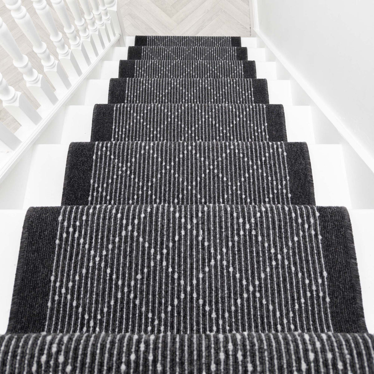 Boulevard Black Stair Runner