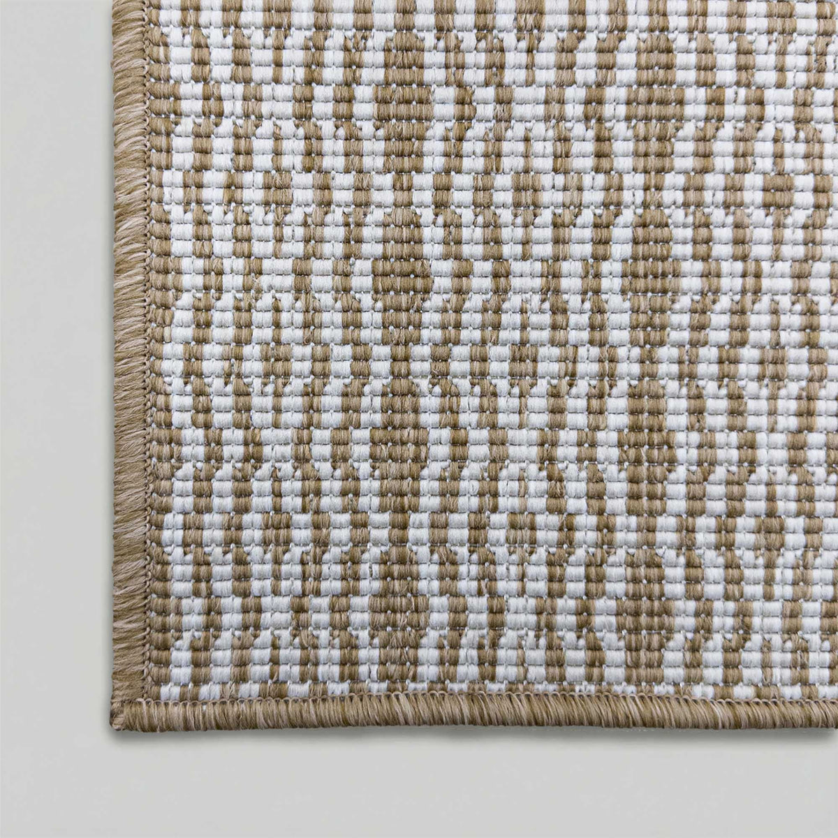Cable Brown Rug Runner