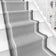 Geo Gris Tapis d’escalier - Sélectionner la longueur : 30 cm / Sélectionnez la largeur : 60cm